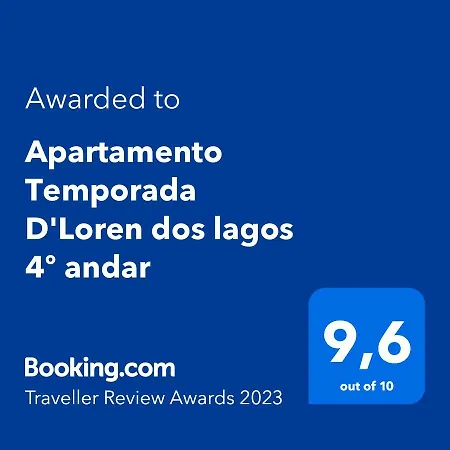 Apartamento Capitolio D'Loren Dos Lagos 4º Andar Exterior photo